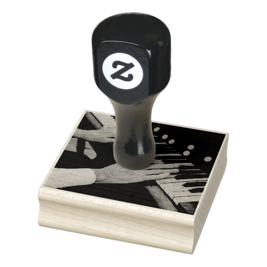 Cooles Klavierwerk Gummistempel (Stempel)