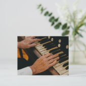 Cooles Klavierwerk Postkarte (Stehend Vorderseite)