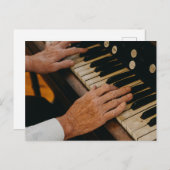 Cooles Klavierwerk Postkarte (Vorne/Hinten)