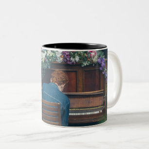 Cooles Klavierwerk Zweifarbige Tasse