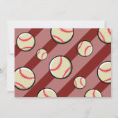 Cooles Kleines Slugger Baseball Foto 2. Geburtstag Einladung (Rückseite)