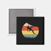 Cooles Klettern für Männer Frauen Bergsteiger  Magnet (Vorderseite/Rückseite)