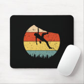 Cooles Klettern für Männer Frauen Bergsteiger  Mousepad (Mit Mouse)