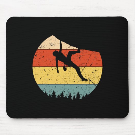Cooles Klettern für Männer Frauen Bergsteiger  Mousepad (Vorne)