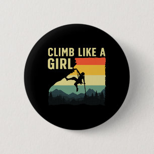 Cooles Klettertraining für Frauen Mädchen Bergklet Button