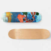 Cooles Koi Fish Skateboard - Maßgeschneiderte Größ (Horizontal)