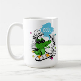 cooles Kokospalmenziffer Kaffeetasse