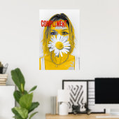 Cooles Kompliment Poster! Poster (Heimbüro)