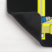 Cooles Kostüm für Bauarbeiter Mousepad (Ecke)
