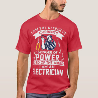 Cooles Kostüm für den Elektrofachmann T-Shirt