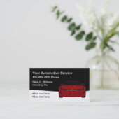 Cooles Kraftfahrzeug - Einzelfahrzeug Visitenkarte (Stehend Vorderseite)