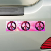 Cooles Krawatten-Raum-Nebelfleck-Friedenszeichen Autoaufkleber (Auf Auto)