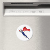 Cooles Kroatien Magnet (In Situ (Geschirrspüler))