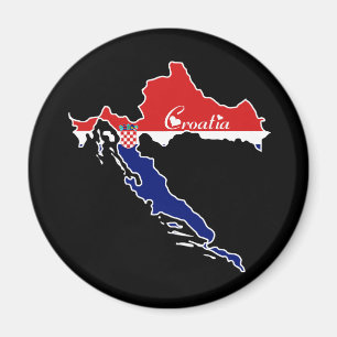 Cooles Kroatien Magnet