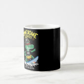 Cooles Krokodil-Surfen Kaffeetasse (VorderseiteRechts)
