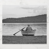 Cooles Kulturleben Foto der ägäischen Fischer Bierflaschenetikett (Einzelnes Label)