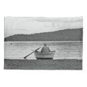 Cooles Kulturleben Foto der ägäischen Fischer Kissenbezug (Rückseite)