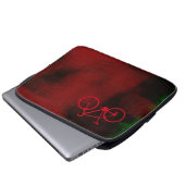 cooles Kunstfahrrad Laptopschutzhülle (Vorne Knopf)