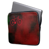 cooles Kunstfahrrad Laptopschutzhülle (Vorderseite Links)
