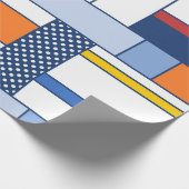 Cooles Kunstgeschenkpapier Mondrian Geschenkpapier (Ecke)