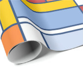 Cooles Kunstgeschenkpapier Mondrian Geschenkpapier (Rolleneckpunkt)