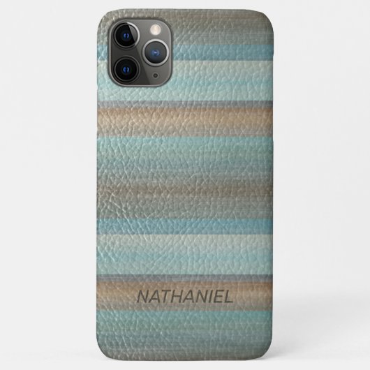 Cooles Kunstleder-Muster Case-Mate iPhone Hülle (Rückseite)