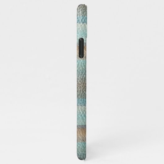 Cooles Kunstleder-Muster iPhone Hülle (Rechte Seite)