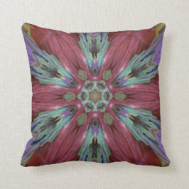 Cooles künstlerisches aquamarines Muster Kissen