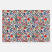 Cooles Künstlerisches Farbradskizze Wasserfarbiges Geschenkpapier Set (Vorderseite)