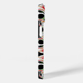 Cooles künstlerisches Schädelmuster Trendy Schwarz Case-Mate iPhone Hülle (Rückseite / Rechts)