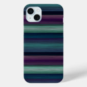 Cooles, künstlerisches Wasserfarbenmuster Streifen Case-Mate iPhone Hülle (Rückseite)