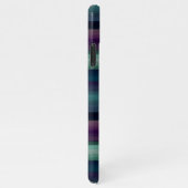 Cooles, künstlerisches Wasserfarbenmuster Streifen iPhone Hülle (Rechte Seite)