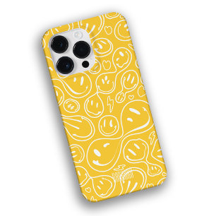 Cooles Lächeln der Gesichtshaut Lächeln Muster gel Case-Mate iPhone 14 Pro Max Hülle