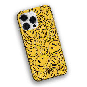 Cooles Lächeln der Gesichtshaut Lächeln Muster gel Case-Mate iPhone 14 Pro Max Hülle