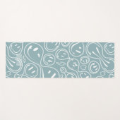 Cooles Lächeln Gesicht Melting Lächeln Muster Dust Yogamatte (Vorderseite (Horizontal))