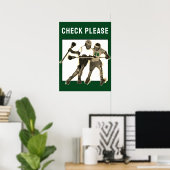 Cooles Lacrosse Poster (Heimbüro)