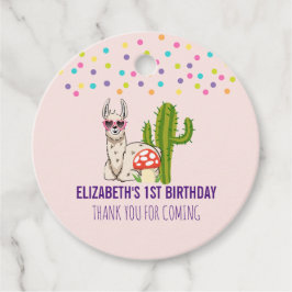 Cooles Lama in Herz-geformt Sonnenbrille Geburtsta Geschenkanhänger