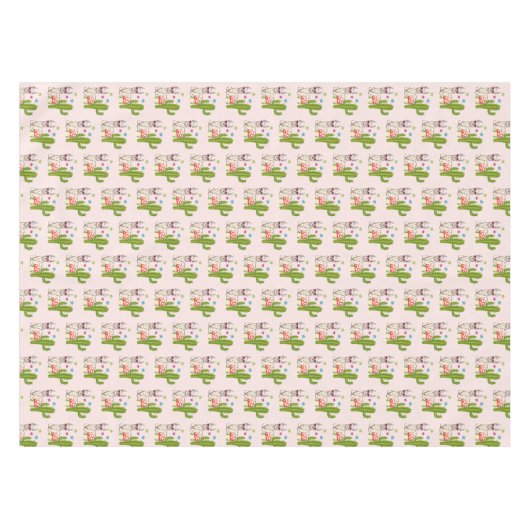 Cooles Lama in Herz-geformt Sonnenbrille Muster Tischdecke (Vorderseite (Horizontal))
