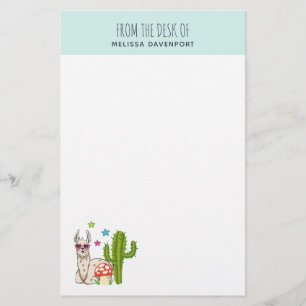 Cooles Lamm in Herz-Shaped-Sonnenbrille Briefpapier