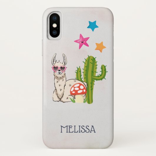 Cooles Lamm in Herz-Shaped-Sonnenbrille Case-Mate iPhone Hülle (Rückseite)