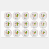 Cooles Lamm in Herz-Shaped-Sonnenbrille Etiketten (Blatt)