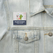 Cooles Lamm in Herz-Shaped-Sonnenbrille Namensschild (Beispiel)