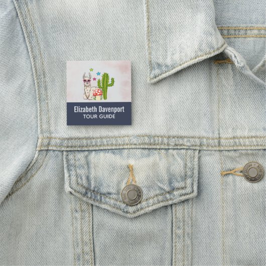 Cooles Lamm in Herz-Shaped-Sonnenbrille Namensschild (Beispiel)