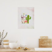 Cooles Lamm in Herz-Shaped-Sonnenbrille Poster (Küche)