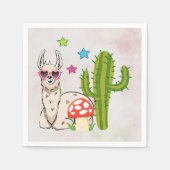 Cooles Lamm in Herz-Shaped-Sonnenbrille Serviette (Vorderseite)