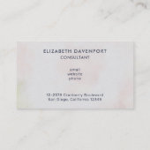 Cooles Lamm in Herz-Shaped-Sonnenbrille Visitenkarte (Rückseite)