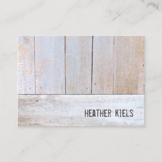 Cooles Land Rustikaler Wald Visitenkarte (Vorderseite)