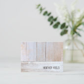 Cooles Land Rustikaler Wald Visitenkarte (Stehend Vorderseite)