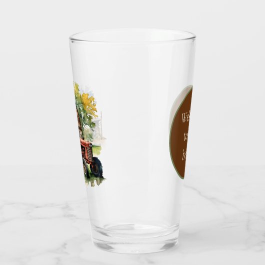 Cooles Land-Traktor hinzufügen Glas (Links)