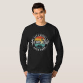 Cooles Landleben Wild lebender Bauer Traktor T-Shirt (Vorne ganz)
